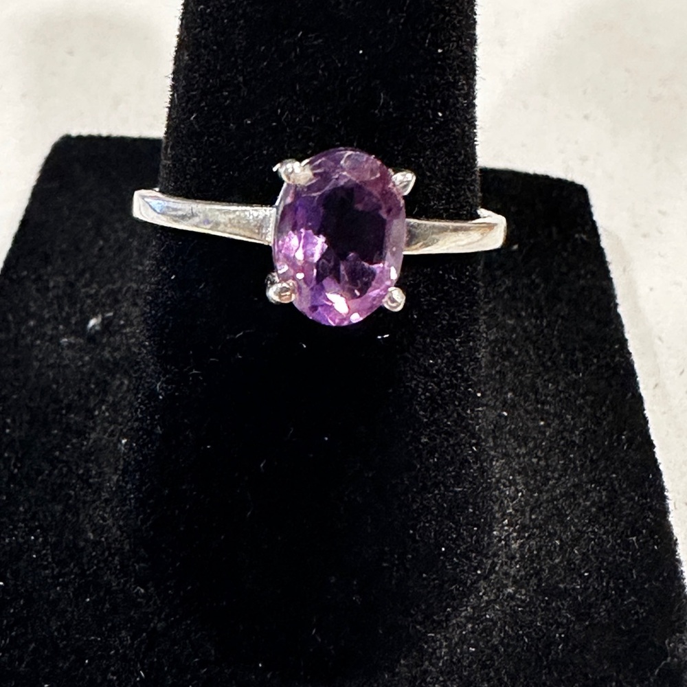 Sterling Silver Amethyst ring